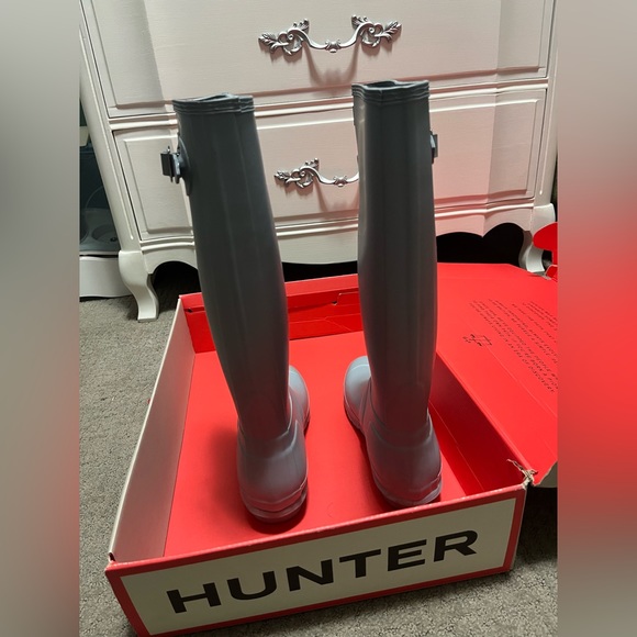 Hunter Women's Original Tall Rain Boots Size 9 Porcelain Blue - Picture 5 of 7